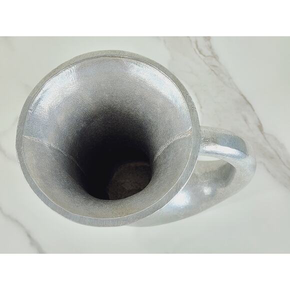 Lyman Pewter Bugle Mug 6" Stein Horn Viking Drinking Cup Cutler Hammer - Picture 10 of 16